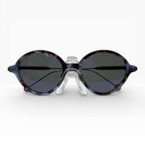 Christian Dior Umbrage MJNTY Round Grey Havana Sunglasses Grey Purple Lenses